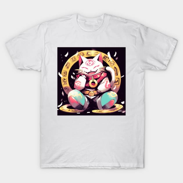 Coin Lucky Fairy Cat T-Shirt by 2088DesignLab